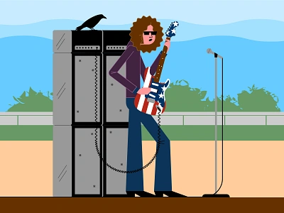 Wayne Kramer R.I.P. illustraion illustration illustration art illustration digital illustrations seattle