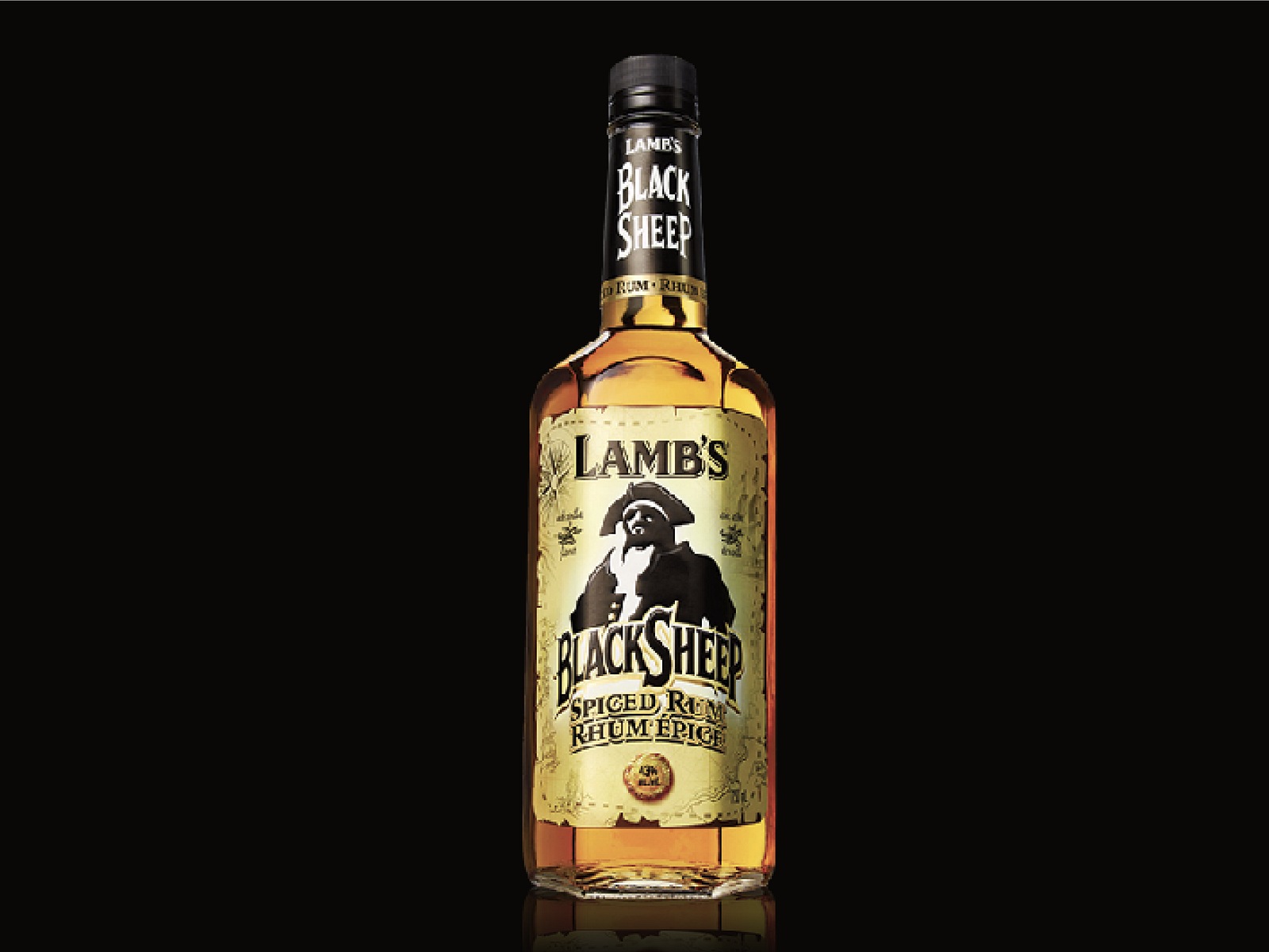 Lamb's Black Sheep Spiced Rum by Rita Wong on Dribbble