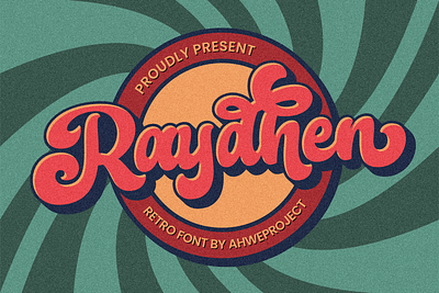 Raydhen - Fun and Retro Display alternate font
