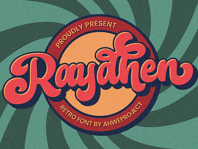 Raydhen - Fun and Retro Display alternate font