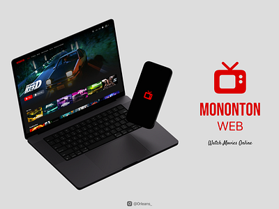 Mononton - Movie Streaming WEB Design movie ui web