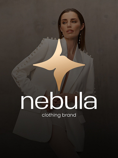 NEBULA LOGO - CLOTHING BRAND brand logo branding clothing fashion graphic design logo logo design nebula