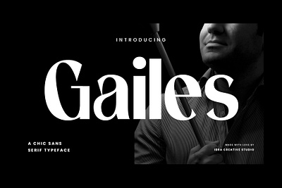 Gailes – A Chic Sans Serif Typeface gailes font