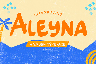 Aleyna – A Brush Typeface monoline brush