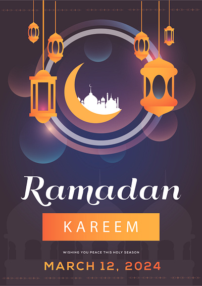 RAMADAN POSTER adobe photoshop banner branding design flyer graphic design illustration motion graphics poster ramadan ramadan kareem ramadan poster vector