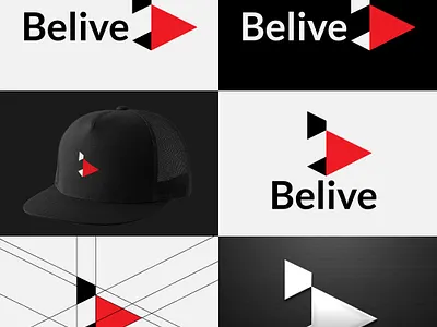 Belive B letter logo design b letter b letter logo b logo channel logo logo design media logo play logo video player youtube logo