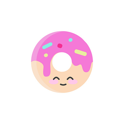 A friendly donut for you 🍩 adobe ai design graphic design icon illustration