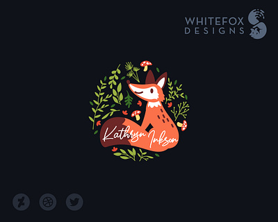 Kathryn Inkson forest fox logo