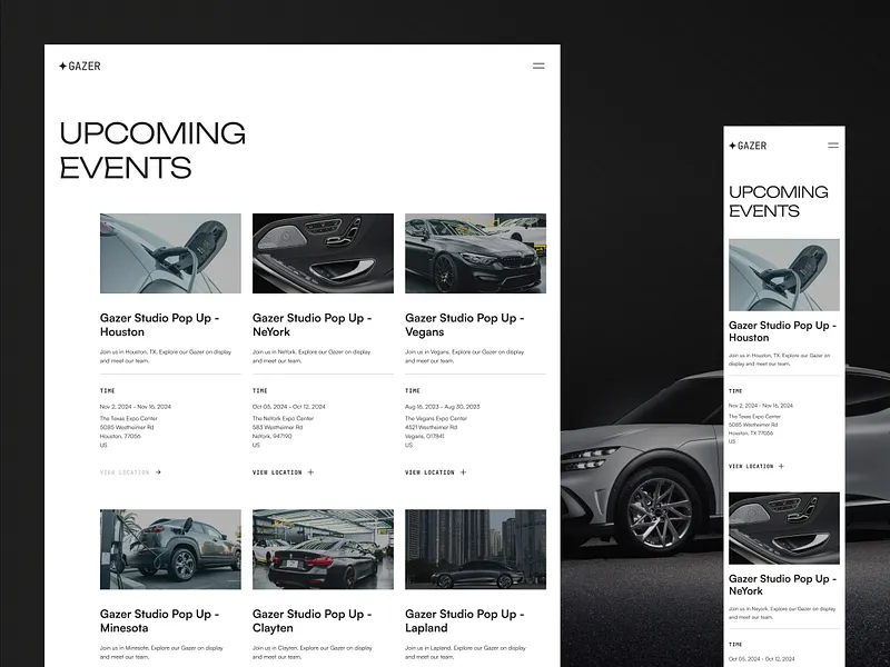 Browse thousands of Car Website images for design inspiration | Dribbble