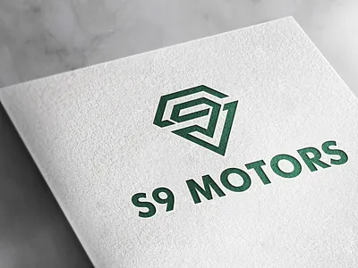 S9 MOTORS - Vehicle Body Shop Logo Design branding design diamond logo garage logo initial logo letter logo logo monogram monogram logo