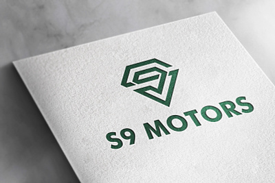 S9 MOTORS - Vehicle Body Shop Logo Design branding design diamond logo garage logo initial logo letter logo logo monogram monogram logo