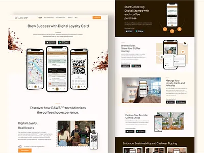 GAWAPP Website Design design figma ui uiux web design