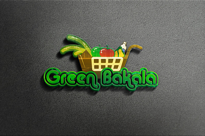 "Greel Bakala" E commerce logo design adobe illustrator branding e commerce freelancerfozlu graphic design logo