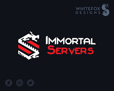 Immortal Servers dragon logo s
