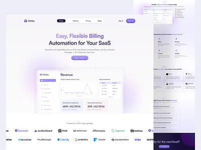 Goldys - SaaS Landing Page ai design landing page saas ui uiux user experience user interface ux website