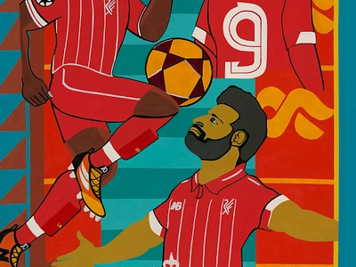 Anfield - Liverpool graphic design illustration