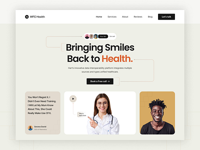 Medical Web Header Design consultaion doctor exploration header health healthcare healthtalk hero landing page medical pharmacy physician product publichealth ui uiux ux web website wellness