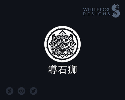 DaoShishi chinese lion logo
