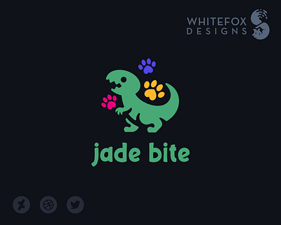 jade bite dinosaur logo