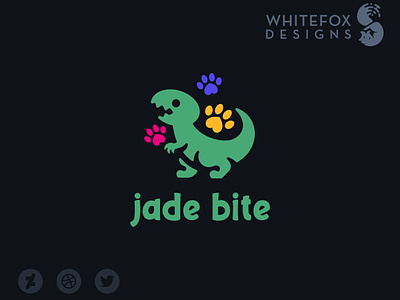 jade bite dinosaur logo