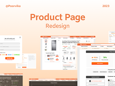 Product Page Redesign design homepage landingpage motion graphics product ui ux website websitelanding