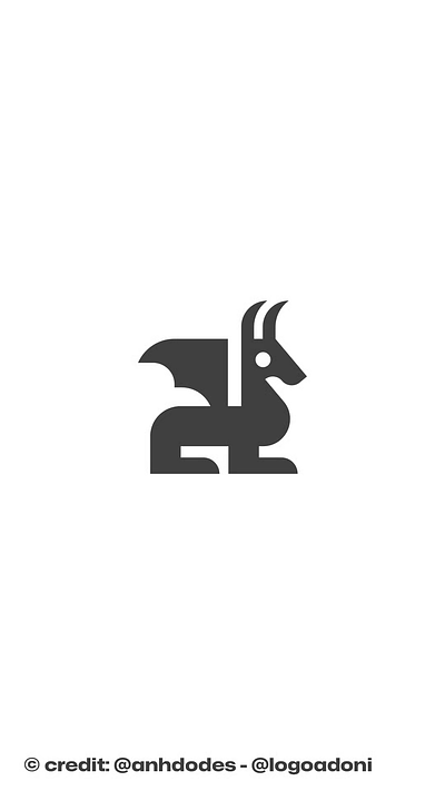 Mythical Hound Dog Logo branding design illustration logo logo design logo designer logodesign minimalist logo minimalist logo design negative space logo