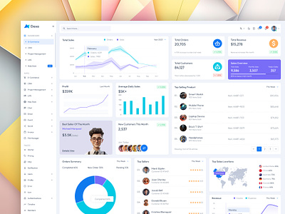 Daxa - Material Design Admin Dashboard admin dashboard admin template ecommerce erm hibootstrap lms project management uidesign uxdesign uxresearch