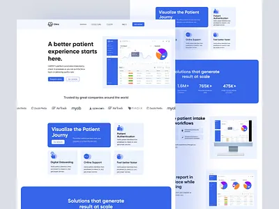 SaaS - Landing page design landing page saas saas landing page saas web saas web design saas website ui ux web web design
