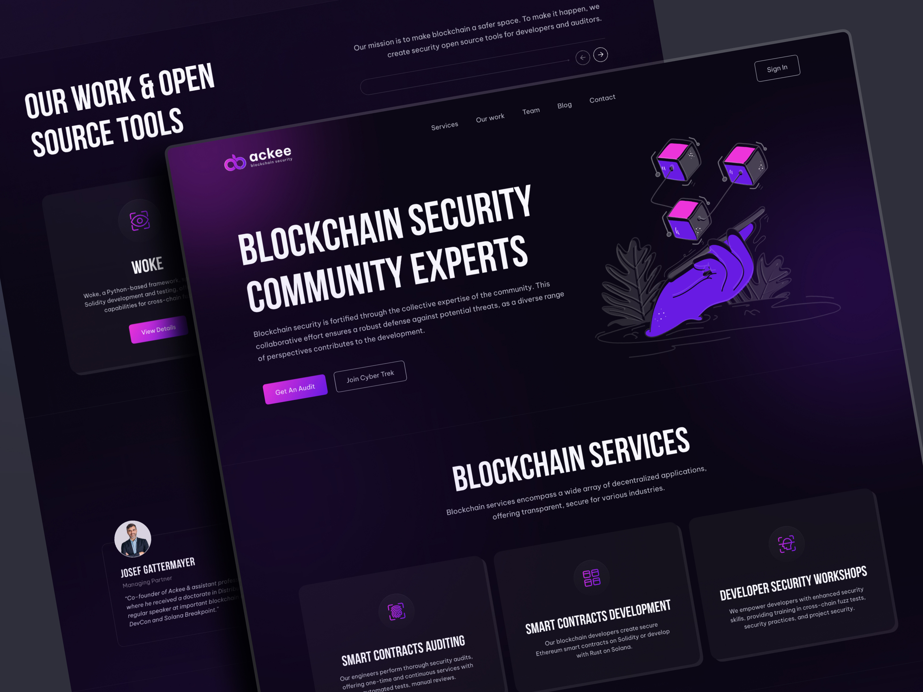 Example of Cyber Security Website Design