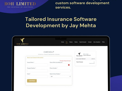 Insurance Management & Purchasing Software Development Agency software development