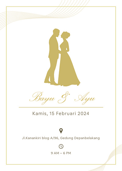 Wedding Invitation Card graphic design illustrator wedding invitation card