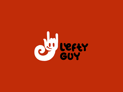 Lefty guy character game guy hand lefty logo logotype master minimalism rock