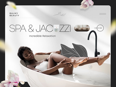 Spa & Jacuzzi design mobileapp ui ux