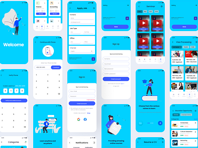 eLearning Mobile apps design adobexd appdesign behance dailyui designer designinspiration graphicdesign interface mobile apps ui uiux design uiuxdesign uiuxdesigner userinterface userinterfacedesign uxinspiration uxui websitedesign xd xinspir