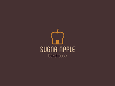Sugar Apple apple bakehouse brand branding bread cake design graphic design identity logo logotype sugar