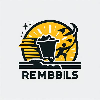 Rubbish Removal Logo branding graphic design logo