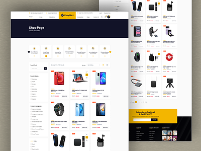 CosyMart - Ecommerce Shop Page Design 🛒🛍️ accessories beauty clothing store e commerce e shop ecommerce website design fashion fashion web design fashion webdesign home page interaction design landing page online store product page shopping ui design ui ux user experience web design website design concept