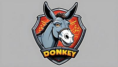 Donkey gaming logo badge donkey donkey badge donkey emotes donkey gaming logo donkey logo emotes