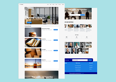 Event Management Website Design digitalevents eventdesign eventplanning eventwebsite flawlessexecution innovativedesign ui userfriendlyui ux virtualevents