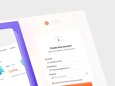Signup | UI Inspiration Gallery | SaaS Web Application product design saas ui ui design user experience ux design web app web application