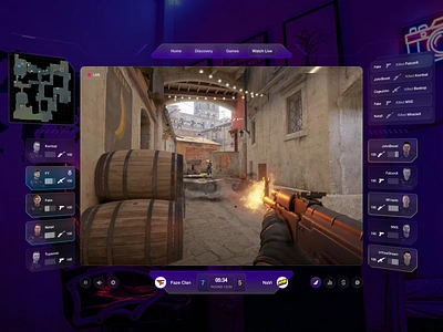 Apple Vision PRO Esports App Design app apple vision pro ar branding counter strike cs go design dota esports esports app esports competition game gamer gaming graphic design ui valorant vision pro vr vr experience