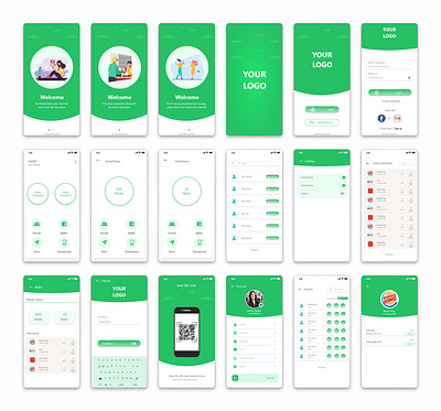 Multi service Mobile Application UI UX design banking banking app banking app ui design figma multiservice restaurant ui ui ux ui ux design ux