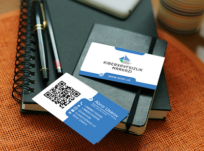 Business Card for Cyber Security branding graphic design logo