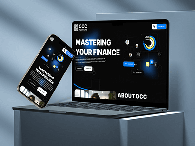 OCC Advisors - Accounting Firm 3d agency animation branding design graphic design logo logo animation motion graphics ui web design web development