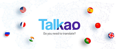 Talkao branding graphic design logo