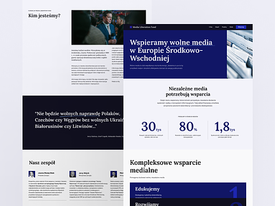 Media Liberation Fund - Website branding case study design designer ui ux web design webflow website