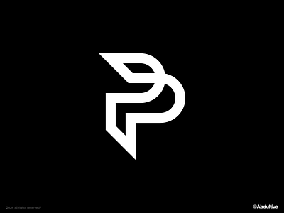 monogram letter P logo exploration .006 brand branding design digital geometric graphic design icon letter p logo marks minimal modern logo monochrome monogram negative space
