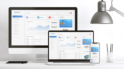 Finance Management Dashboard - Responsive UI Design design finance management app ui ux web app design web design webapp website