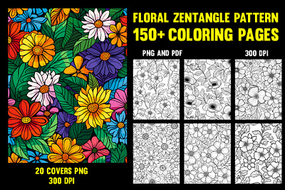 Floral Pattern Coloring Pages amazon kindle direct publishing coloring pages floral coloring pages floral pattern flower design low content