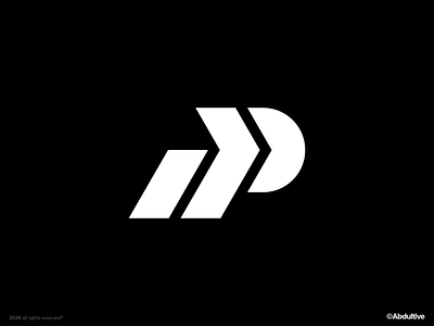 monogram letter P logo exploration .009 brand branding design digital geometric graphic design icon letter p logo marks minimal modern logo monochrome monogram negative space